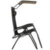 Polohovacie záhradné lehátko Zero Gravity so strieškou S-GC0029