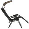 Polohovacie záhradné lehátko Zero Gravity so strieškou S-GC0029