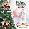 Umelý vianočný stromček borovica 220 cm so šiškami a námrazou S-CT0191