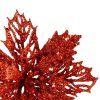 Vianočná ozdoba poinsettia 16 cm S-CA0802