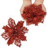 Vianočná ozdoba poinsettia 16 cm S-CA0802