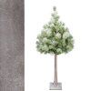 LED dekoratívny stromček 150 cm zasnežený S-CL0860