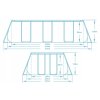 Záhradný bazén s rámom 404 x 201 x 100 cm 18v1 Bestway 56441