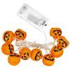 Halloweenská LED reťaz s tekvicami 10 LED S-CL4060