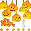 Halloweenská LED reťaz s tekvicami 10 LED S-CL4060
