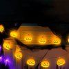 Halloweenská LED reťaz s tekvicami 10 LED S-CL4060