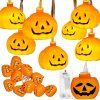 Halloweenská LED reťaz s tekvicami 10 LED S-CL4060