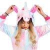 Kigurumi pyžamo jednorožec M S-HA5080