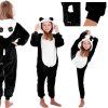 Detské kigurumi pyžamo panda 125–140 cm S-HA5069