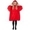 Oversize mikina deka s kapucňou S-HA7321