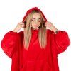 Oversize mikina deka s kapucňou S-HA7321