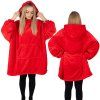 Oversize mikina deka s kapucňou S-HA7321