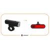 USB sada svetiel na bicykel S-BA0081
