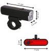 USB sada svetiel na bicykel S-BA0081