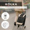 Skladací nákupný vozík s taškou 30 l S-HA7483