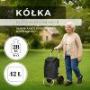 Skladací nákupný vozík s taškou 42 l S-HA7484