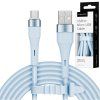 Micro USB kábel 1 m silikónový modrý Krüger&Matz Basic L-KM1270-1BL