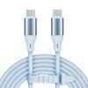USB-C kábel USB-C 100 W PD 1 m silikónový modrý Krüger&Matz Basic L-KM1269-1BL