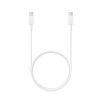 USB-C kábel USB-C 100 cm biely L-GSM1059-1W