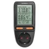 Digitálny wattmeter s LCD displejom čierny