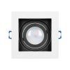 Biely nastaviteľný rám na reflektor O-OR-OD-6166/W-B