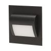 LED schodisková lampa, 3000K, čierna