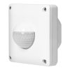 Biely PIR pohybový senzor 160°, IP65, 500W