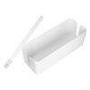 Organizér káblov biely O-CB-1/W