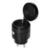 Mini bezdrôtové zásuvky s diaľkovým, IP44, 2300W