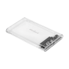 Externý box na 2,5" SATA disk USB-C 3.1 Rebel priehľadný L-KOM1201