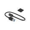 Externý box na 2,5" SATA disk USB-C 3.1 Rebel L-KOM1200