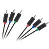 AV kábel 3x RCA – 3x RCA 1,8 m Cabletech L-KPO3955-1-8