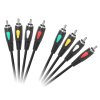 Prepojovací kábel RCA 4x - RCA 4x, 3m Eco-line
