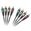 RCA kábel 4x RCA – 3 m Cabletech Eco-Line L-KPO4003-3-0