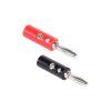 Banánik konektor plastový červený/čierny Cabletech L-WTY0200N-1