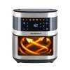 Fritéza bez tuku Air fryer Berdsen BD-656 strieborná