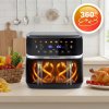 Veľká bezolejová fritéza Air fryer Berdsen BD-657 čierna