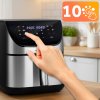 Beztuková fritéza Air fryer Berdsen BD-659 strieborná