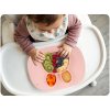 Silikónový tanierik pre deti na kŕmenie Králik Ricokids