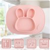 Silikónový tanierik pre deti na kŕmenie Králik Ricokids