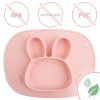 Silikónový tanierik pre deti na kŕmenie Králik Ricokids
