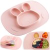 Silikónový tanierik pre deti na kŕmenie Králik Ricokids