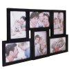 PF0009 RÁM NA 6 FOTOGRAFIÍ (ČIERNY)