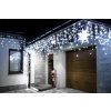 Vianočné LED cencúle flash 300 diód studená biela 12 m IP44 S-CL0316