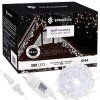 Vianočné LED cencúle flash 300 diód studená biela 12 m IP44 S-CL0316