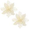 Vianočná ozdoba Poinsettia 16 cm S-CA0806