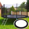 Čierny kryt na trampolínu 366 cm S-TP-12FT 366 cm BLACK