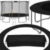 Čierny kryt na trampolínu 366 cm S-TP-12FT 366 cm BLACK