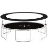 Čierny kryt na trampolínu 366 cm S-TP-12FT 366 cm BLACK