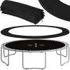 Čierny kryt na trampolínu 366 cm S-TP-12FT 366 cm BLACK